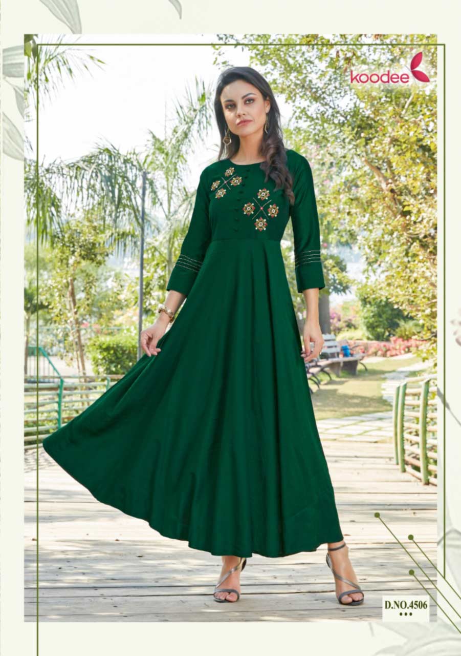 Koodee Phool Vol-2 Chinon Butti Kurti Catalog Koodee Phool Vol-2 Chinon Butti Kurti Catalog